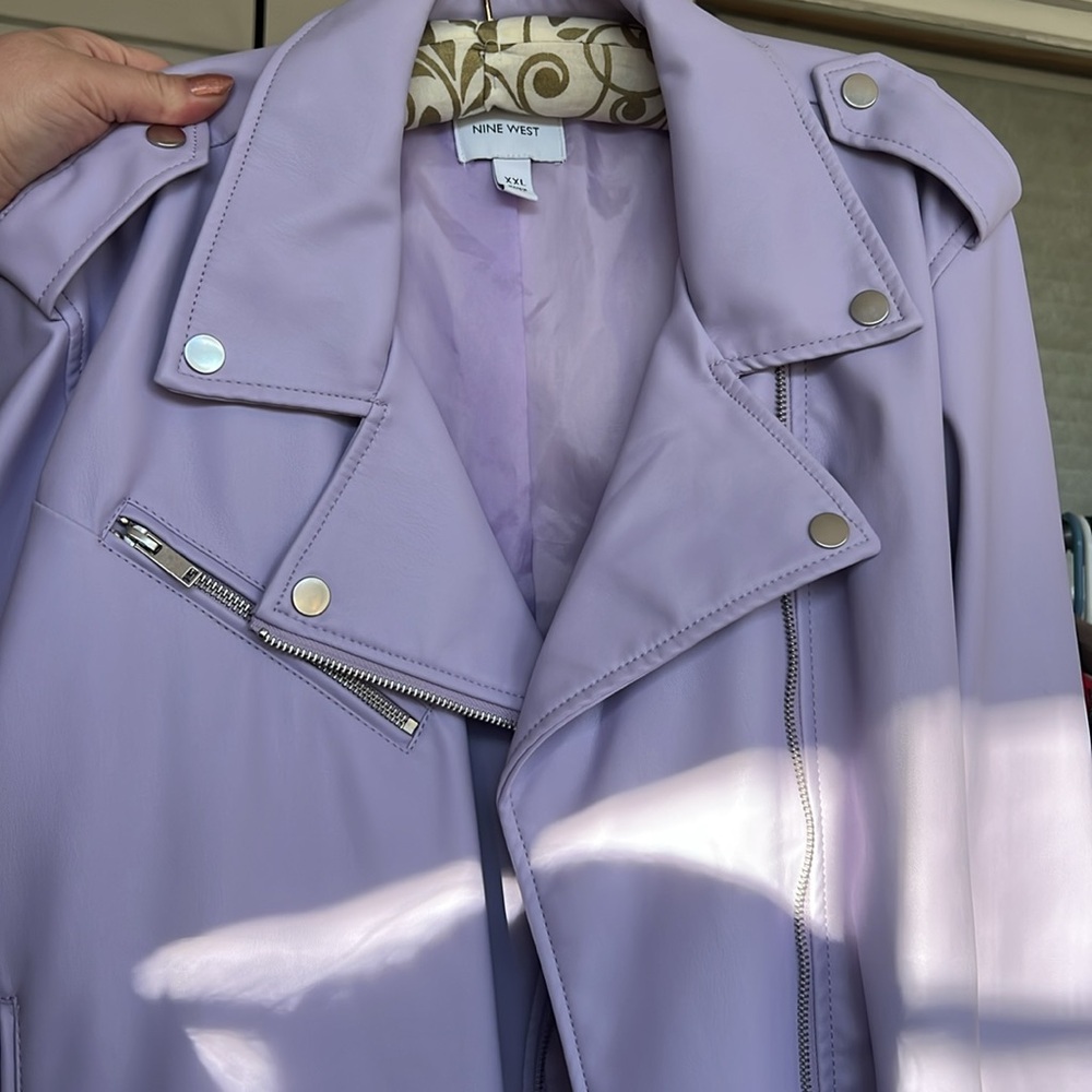 Lavender bomber jacket NWOT